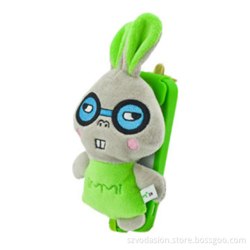Manufacture high quality soft plush mobile protector case for iPhone 5 with silicon cover